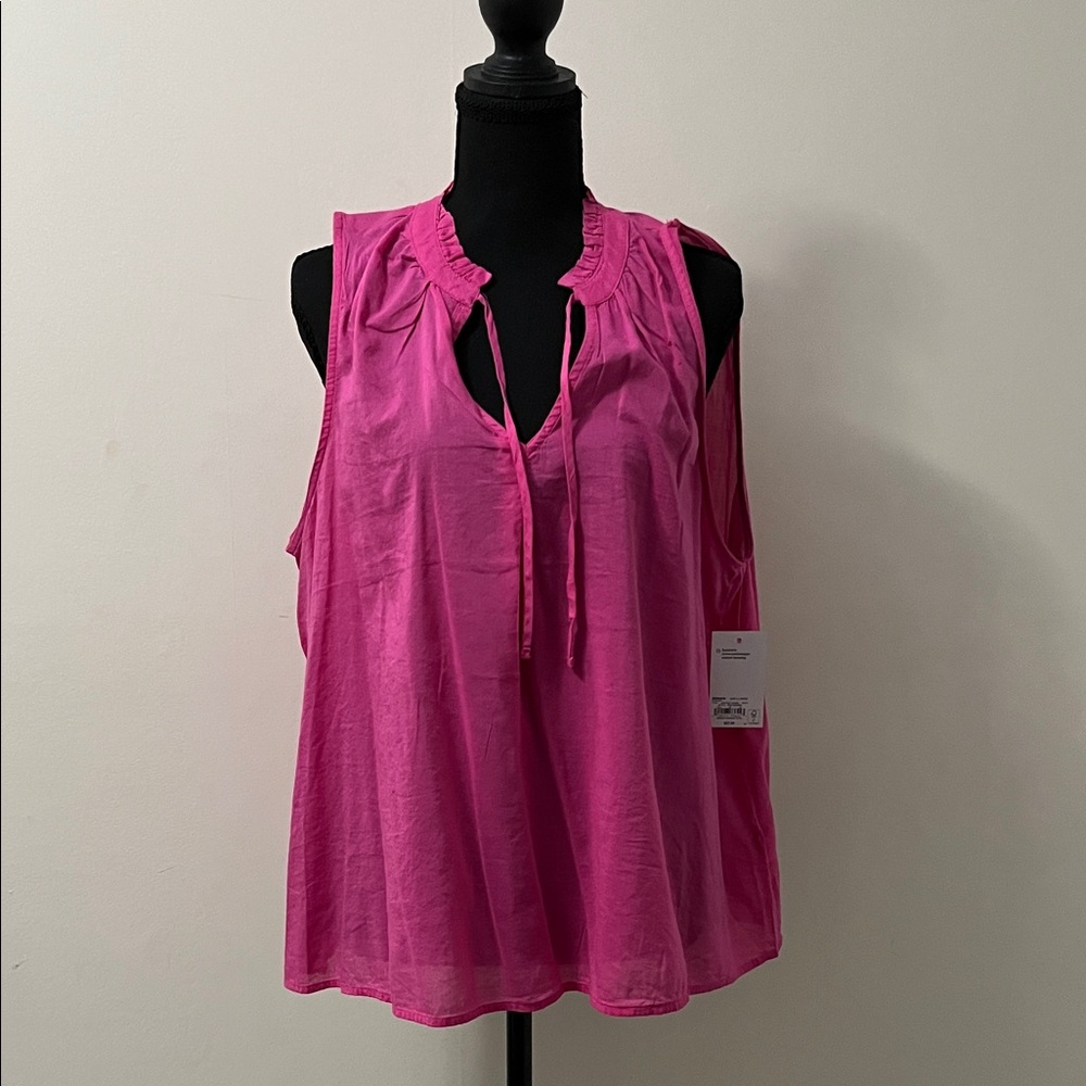 Sonoma Fuchsia Sleeveless Blouse